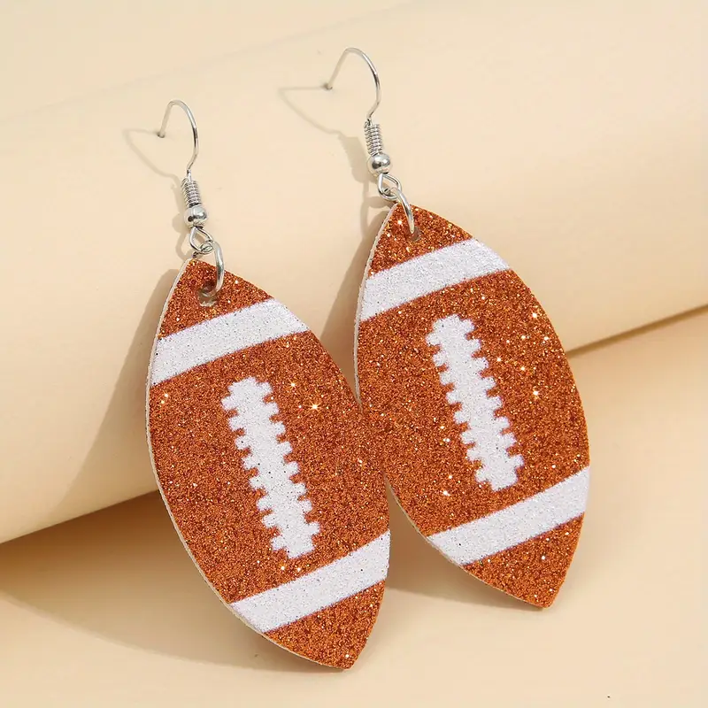 Sports Leather Earrings