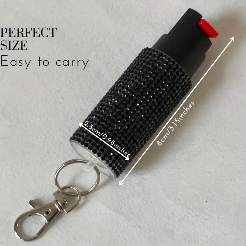 Bling Pepper Spray Keychain