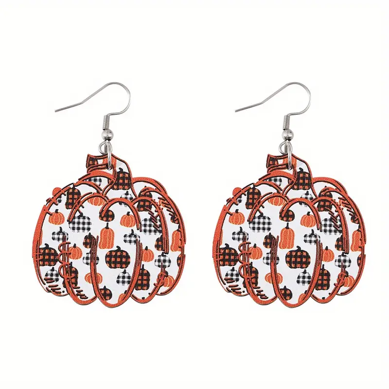 Fall Wooden Earrings