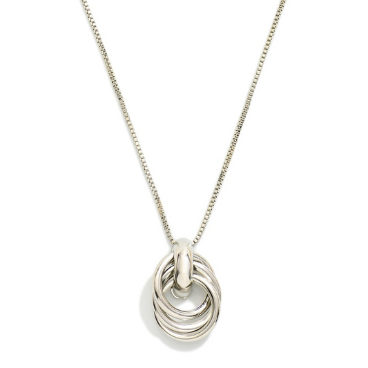Box Chain Pendant Necklace