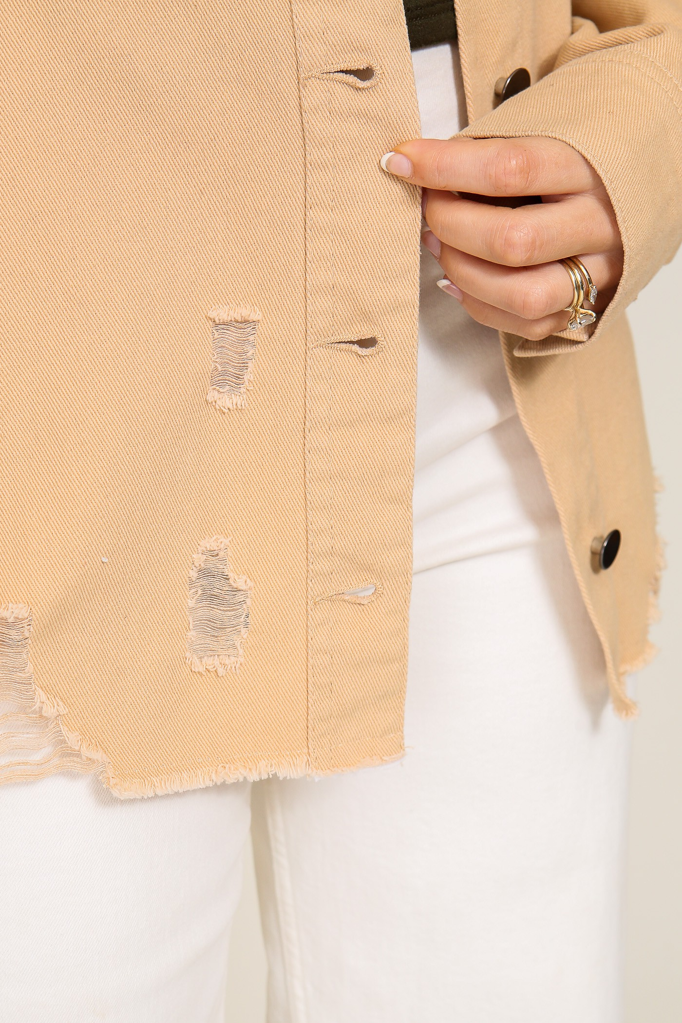 Hanging In there Denim Jacket