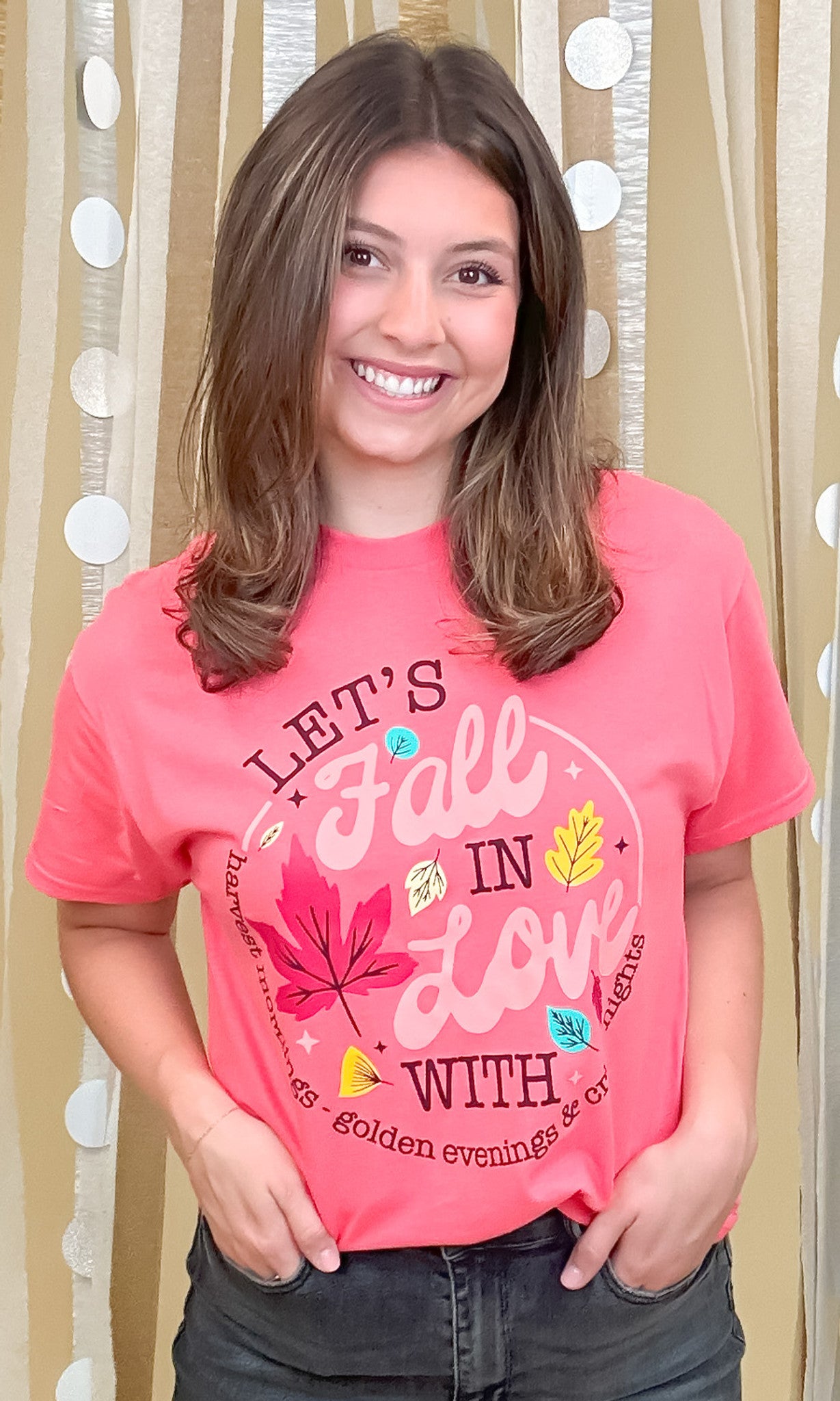 Lets Fall In Love With Fall Tee