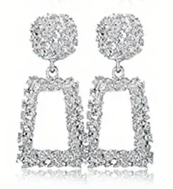 Hammered Clip On Earrings