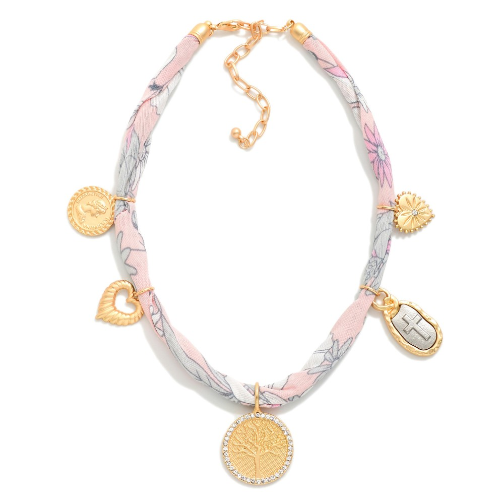 Scarf Charm Necklace