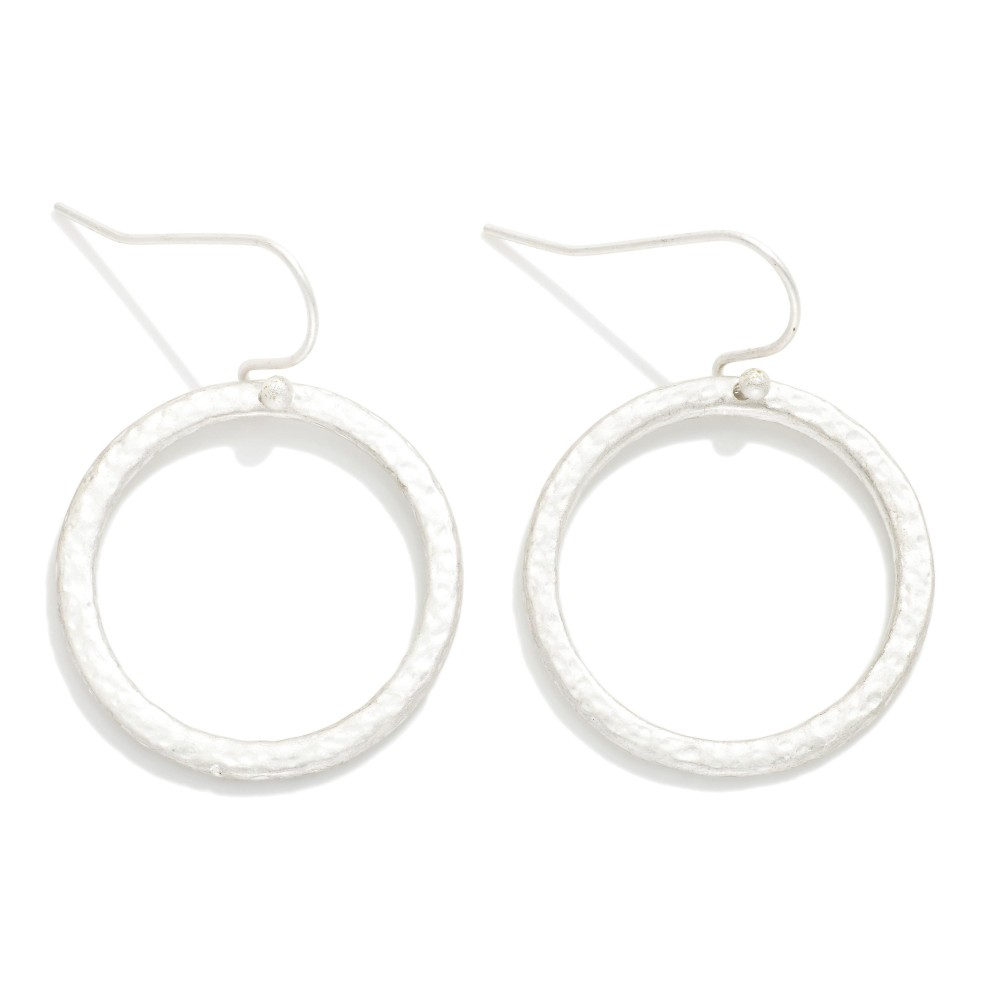 Hammered Hoop Earrings