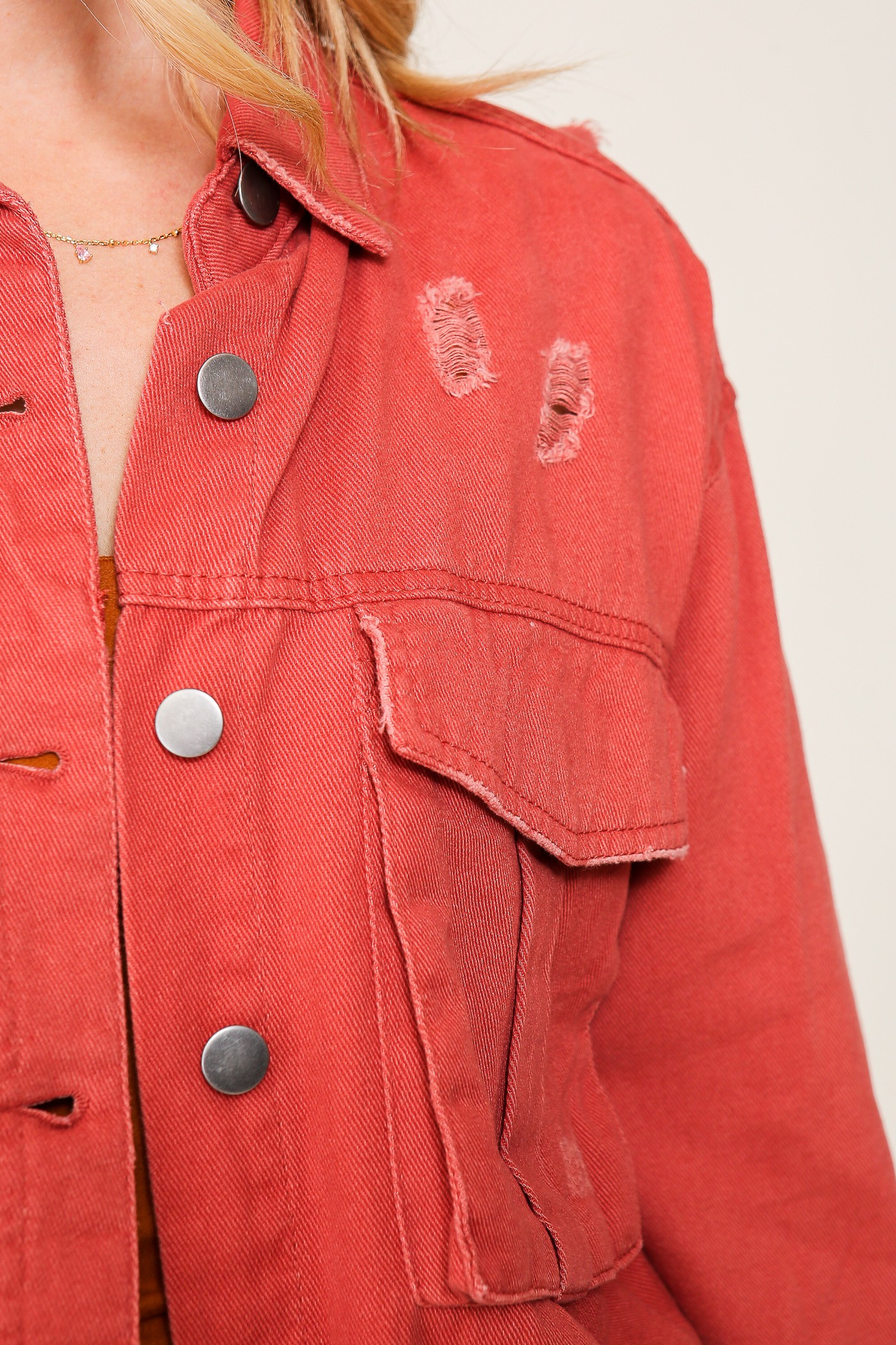 Hanging In there Denim Jacket