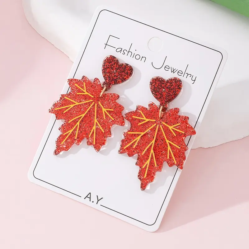 Fall Acrylic Earrings