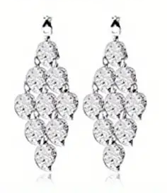 Dangle Clip On Earrings