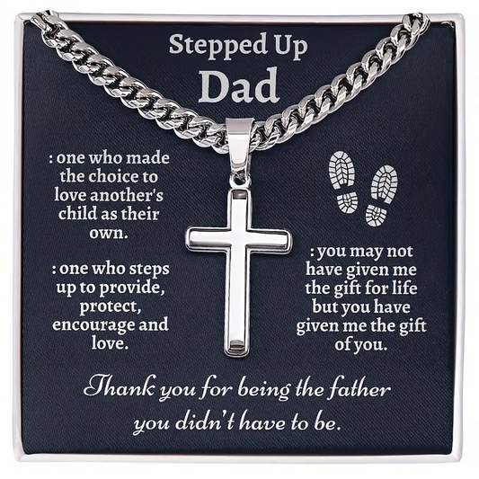 Stepped Up Dad Necklace