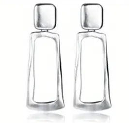 Hammered Clip On Earrings