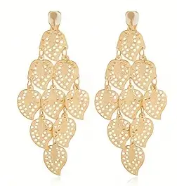 Dangle Clip On Earrings