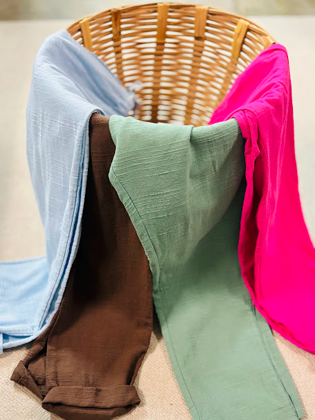 Italian Cotton Gauze Pants