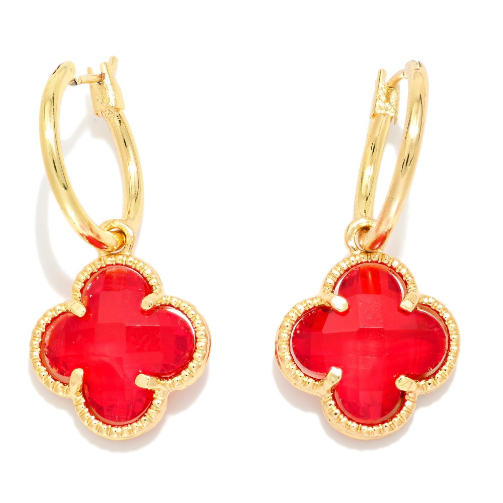 Glass Clover Pendant