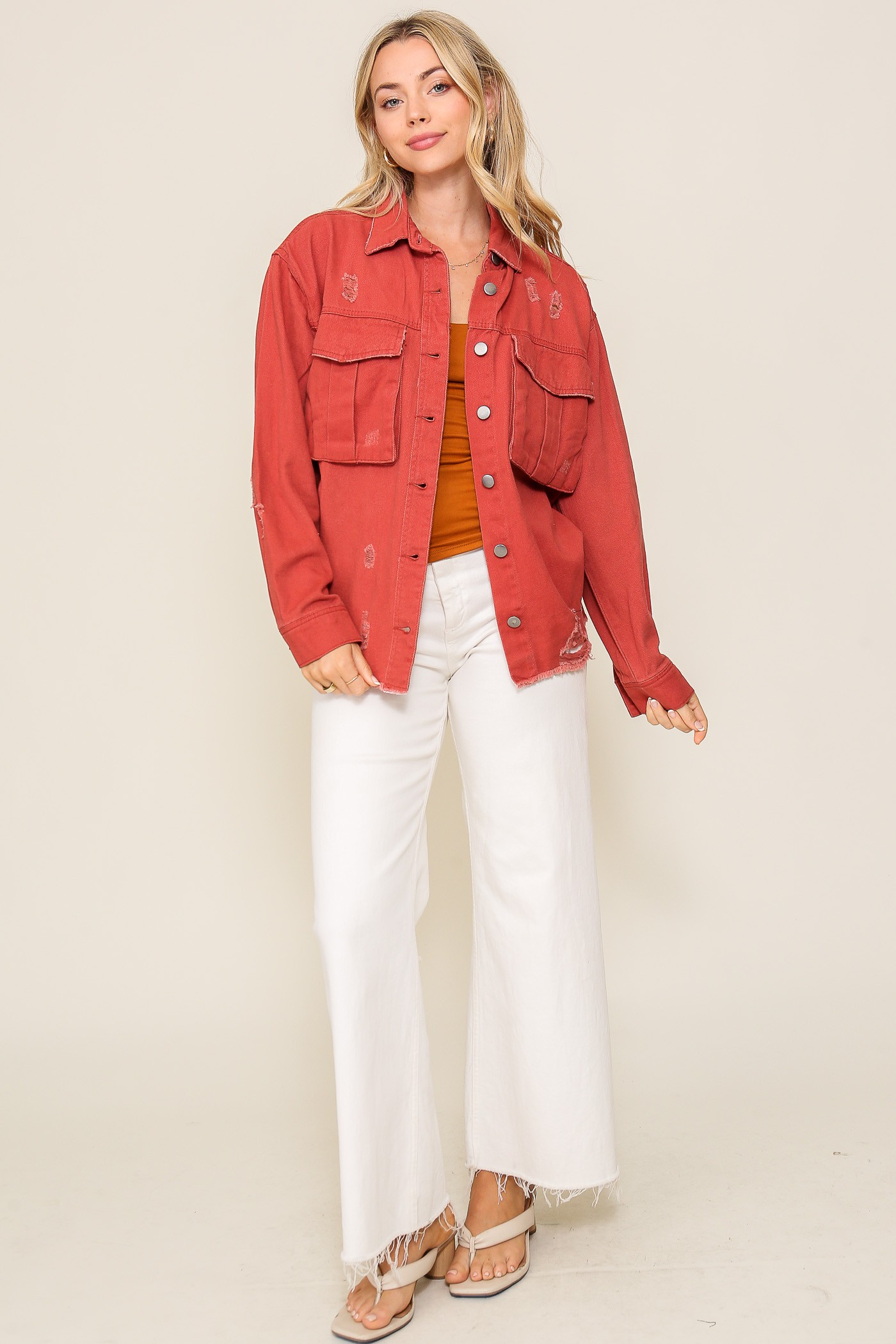 Hanging In there Denim Jacket