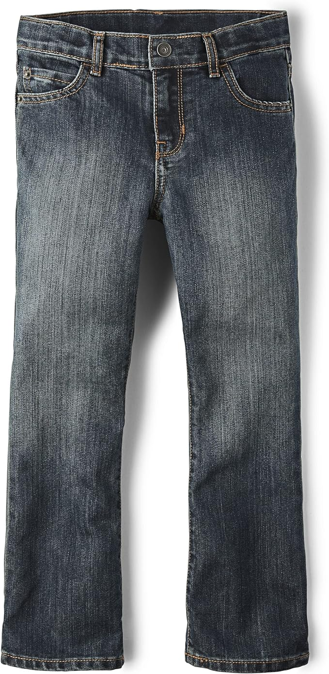 Boys Basic Bootcut Jeans