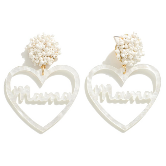 Bead Cluster Mama Earrings