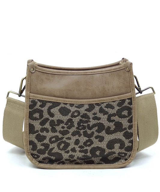 Leopard Pocket Crossbody