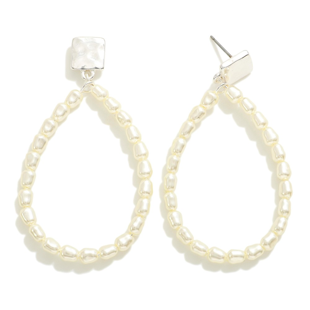 Teardrops Of Pearls Earrings