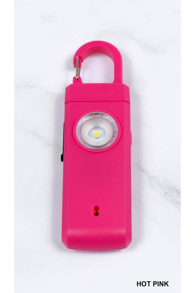 Rechargeable Personal Safety Alarm And Flashlight