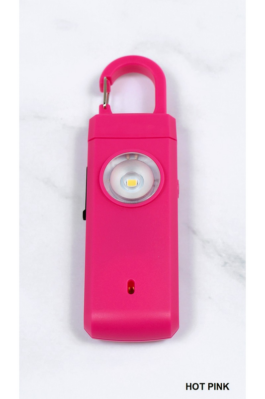 Rechargeable Personal Safety Alarm And Flashlight