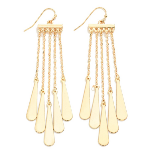 Teardrop Tassel Earrings