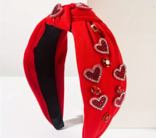 Heart Charm Headband