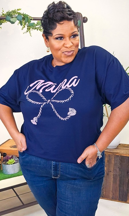 Mama Rope Bow Tee