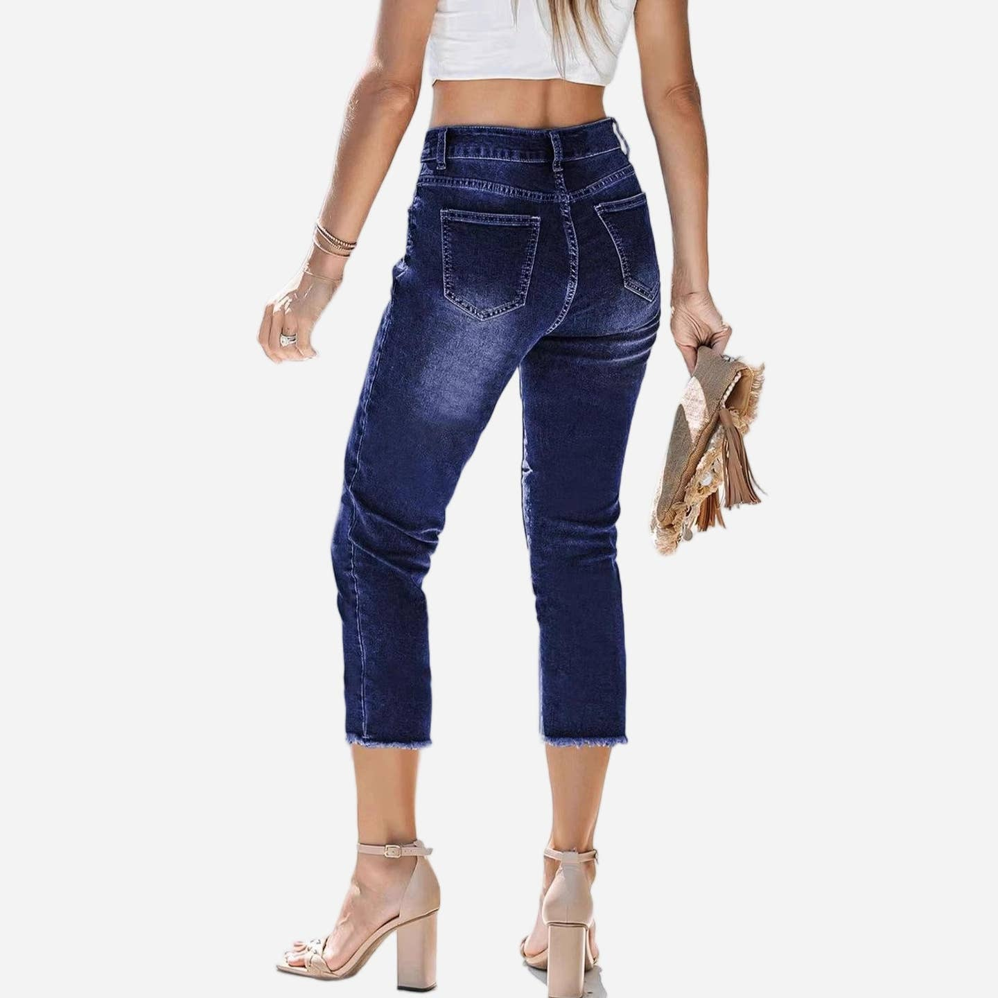 Frayed Summer Capri