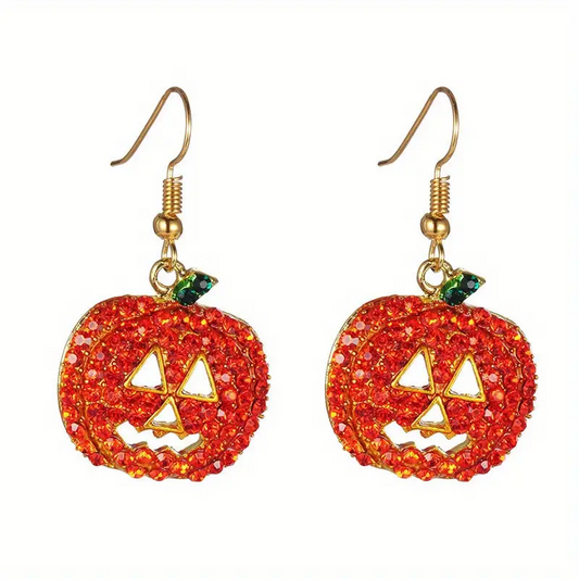 Halloween Rhinestone Earrings