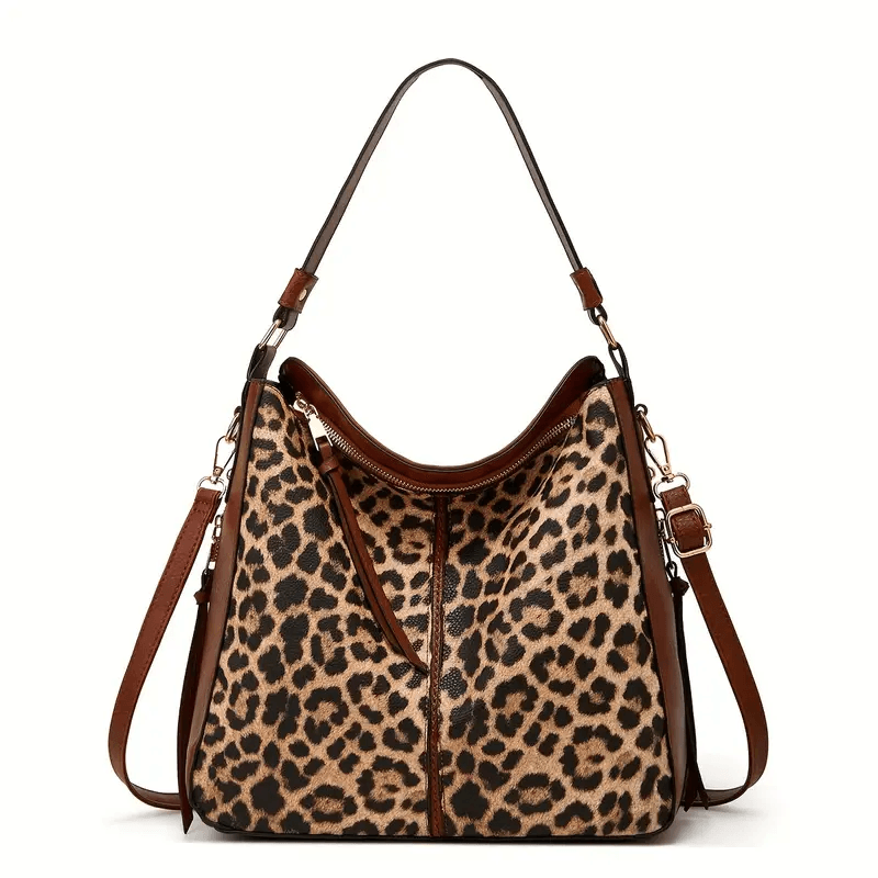 Animal Print Shoulder Bag - Lady Dorothy Boutique