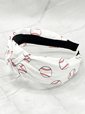 Baseball Knot Headband - Lady Dorothy Boutique