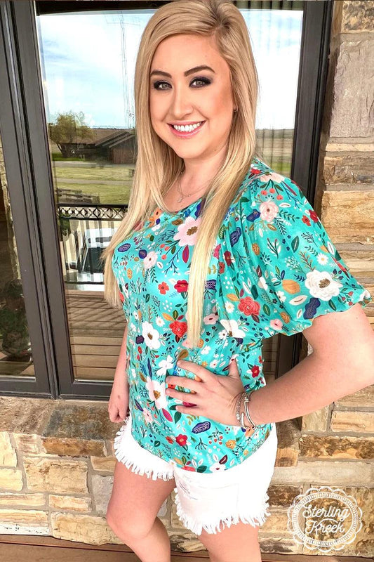 Beautiful In Bloom Top - Lady Dorothy Boutique