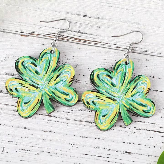Shamrock Drop Earrings