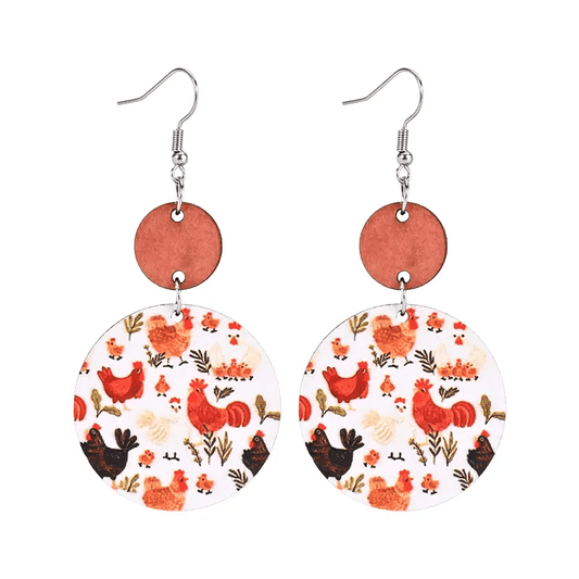 Chicken Earrings - Lady Dorothy Boutique