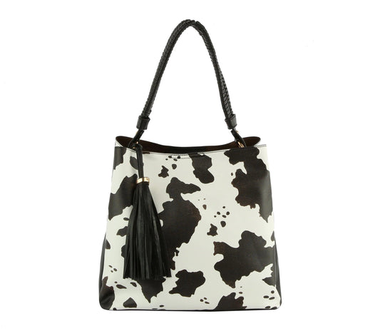 Cow Tassel Hobo - Lady Dorothy Boutique