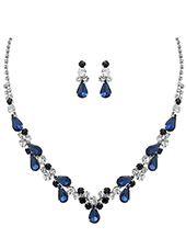 Cubic Zirconia Earring & Necklace Set - Lady Dorothy Boutique