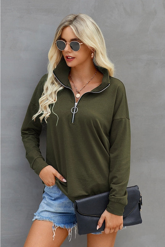 Fair Time Zip Up Sweatshirt