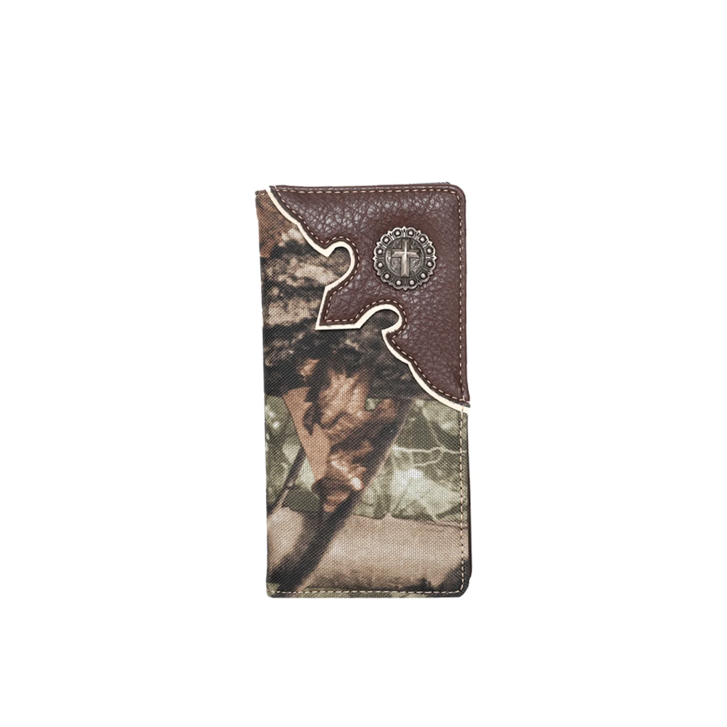 Montana West Camo Long Wallet