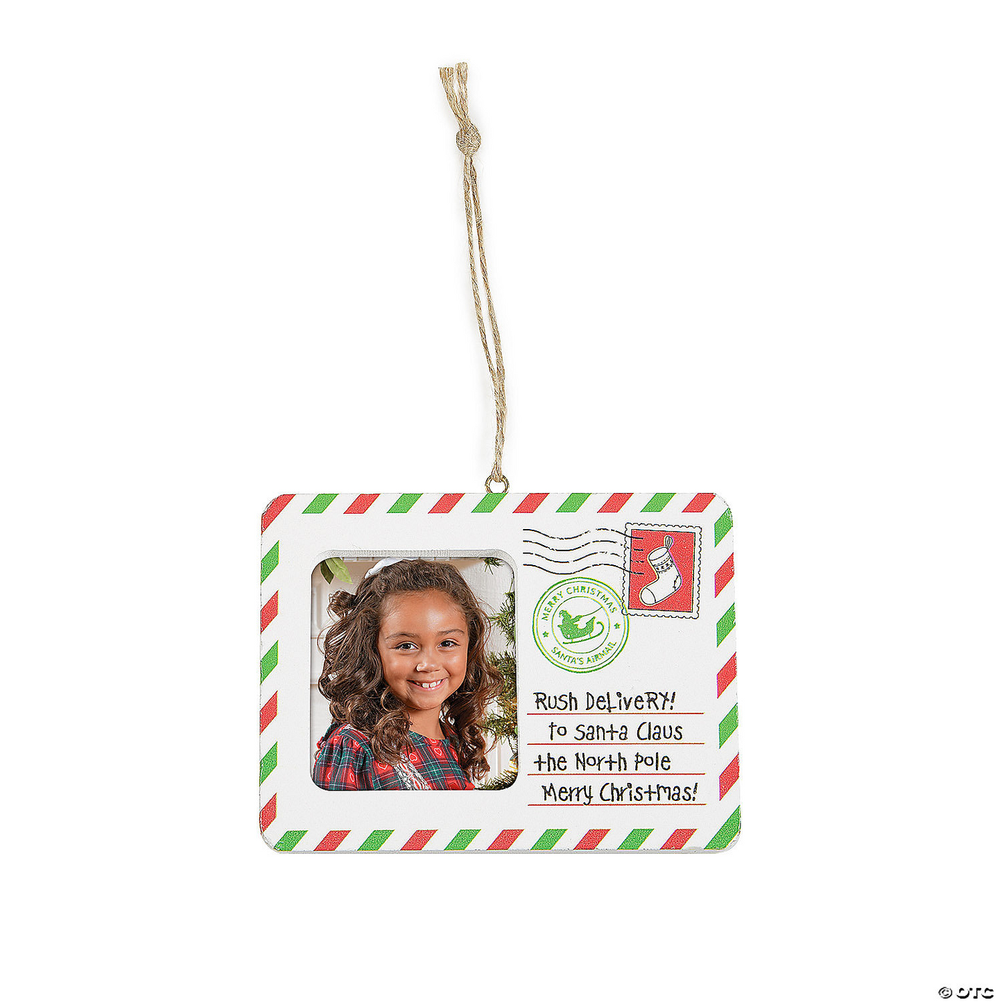 Christmas Postcard Ornament