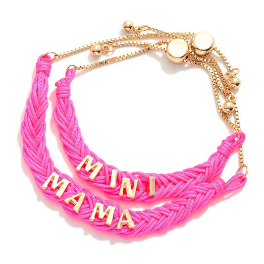 Mama & Mini Corded Bracelets
