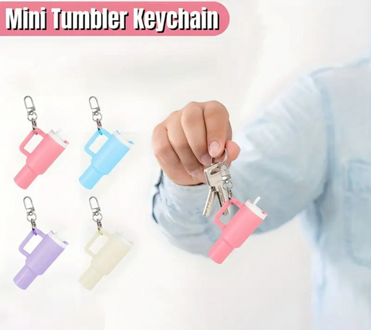 Tumbler Keychain Lip Balm Holder