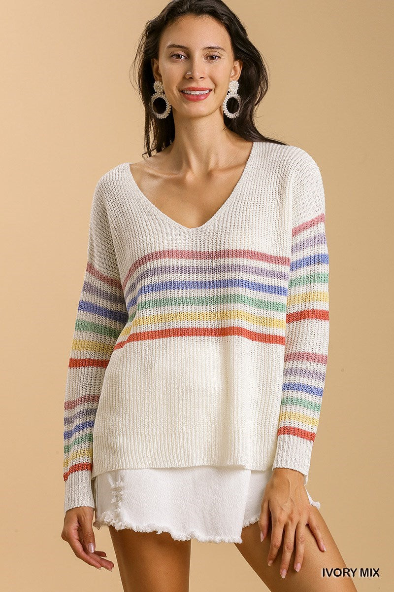 Rainbow Cozy Sweater