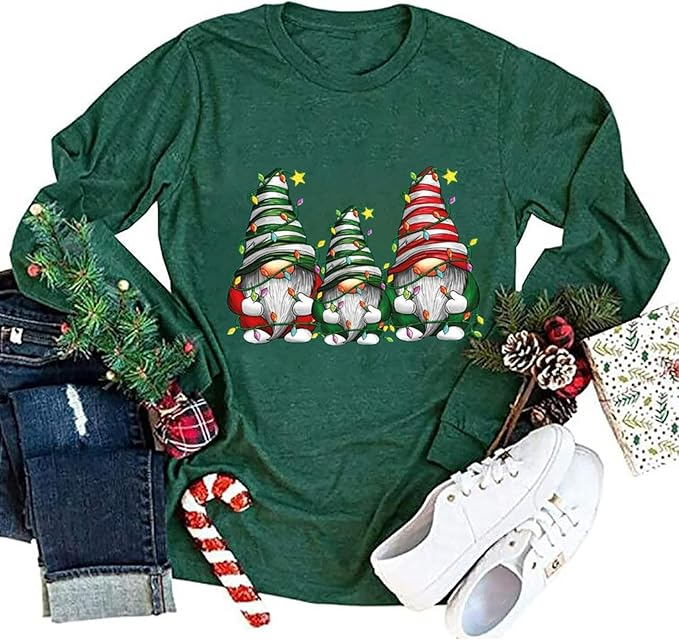 Christmas Gnomes Long Sleeve Tee