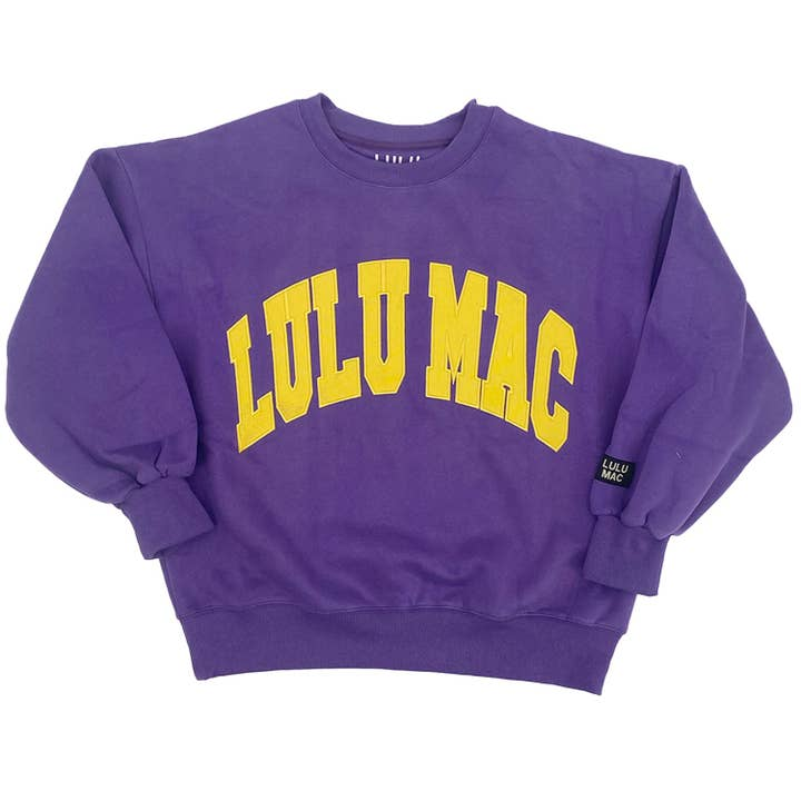 Lulu Mac Purple & Yellow Sweatshirt