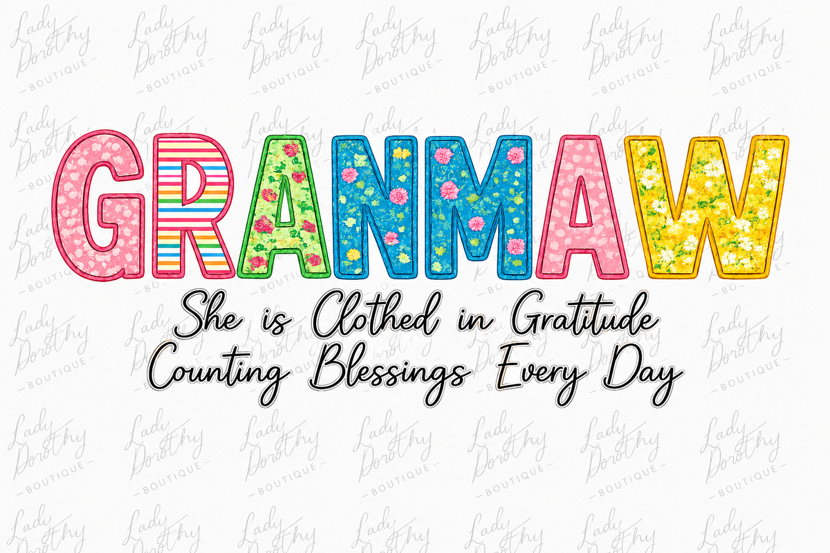 Granmaw Gratitude Design