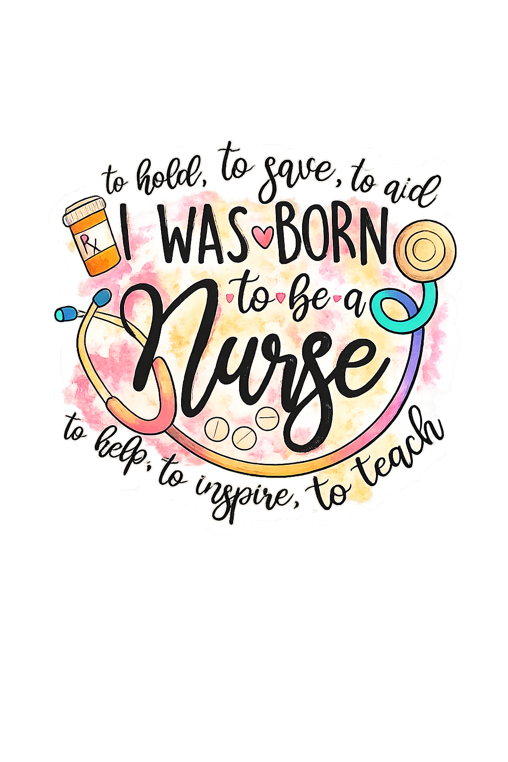 Born To Be A Nurse Design
