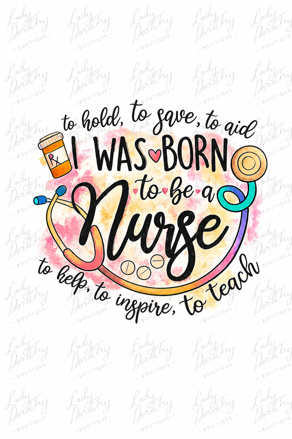 Born To Be A Nurse Design