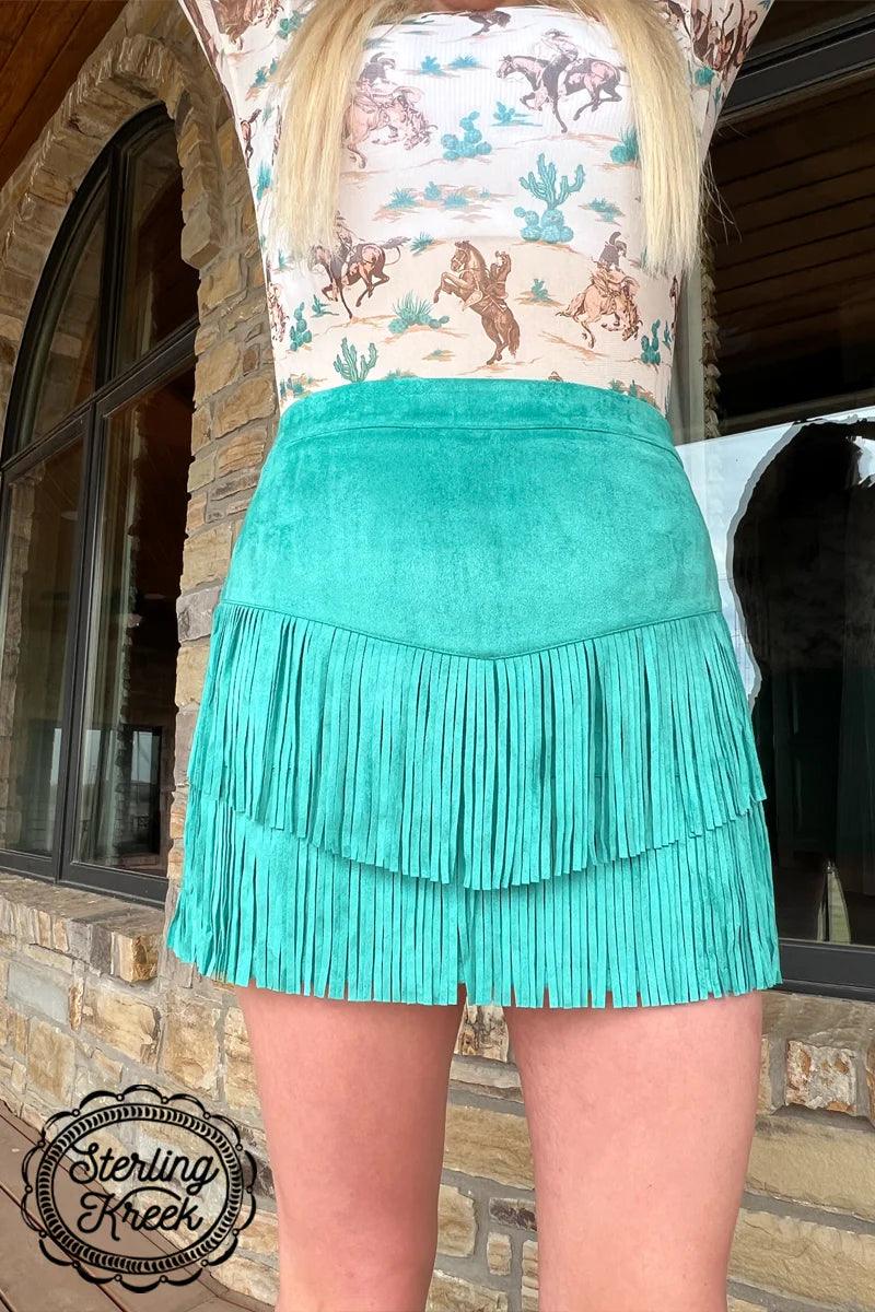 Fort Worth Fringe Skirt - Lady Dorothy Boutique