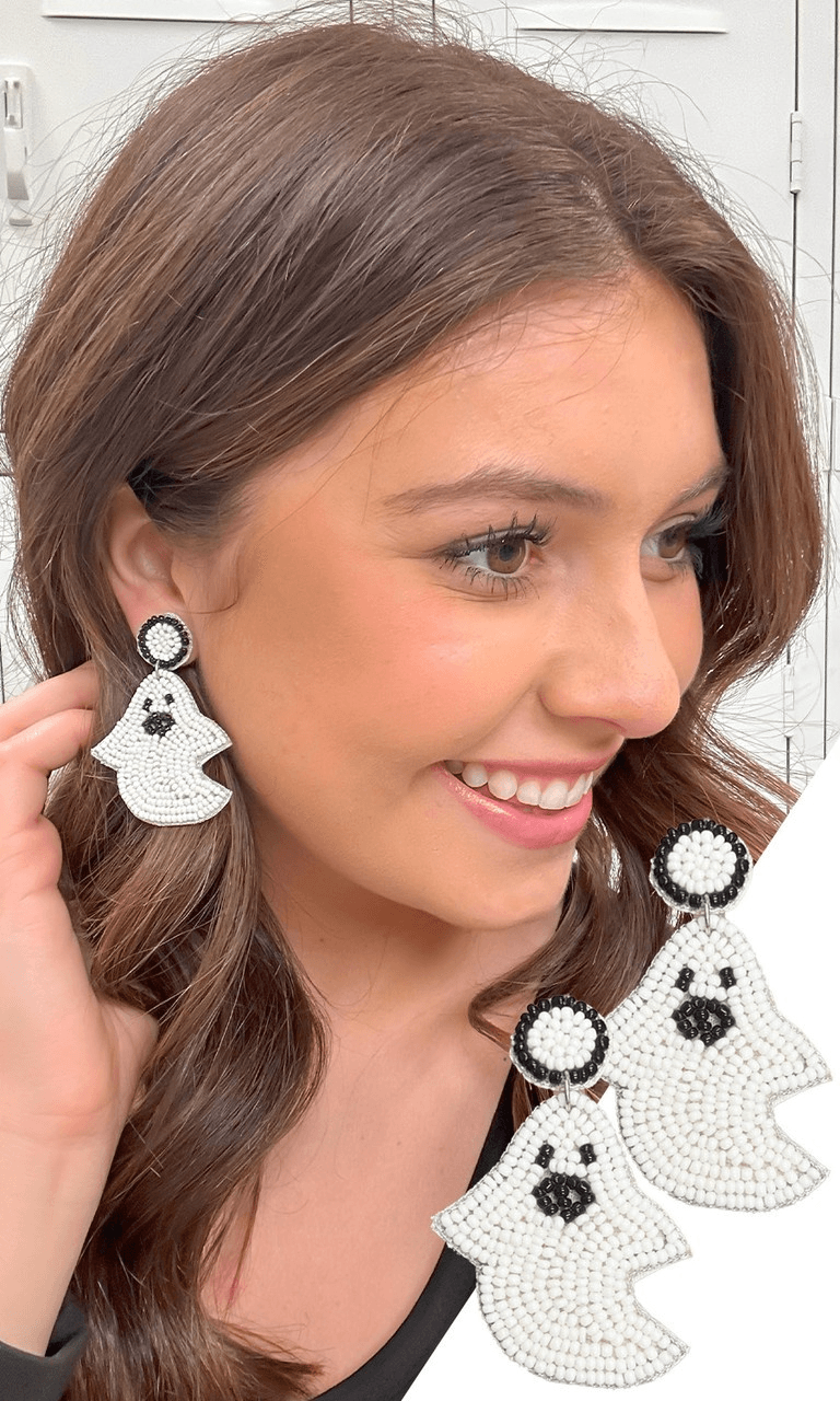 Halloween Seed Bead Earrings - Lady Dorothy Boutique