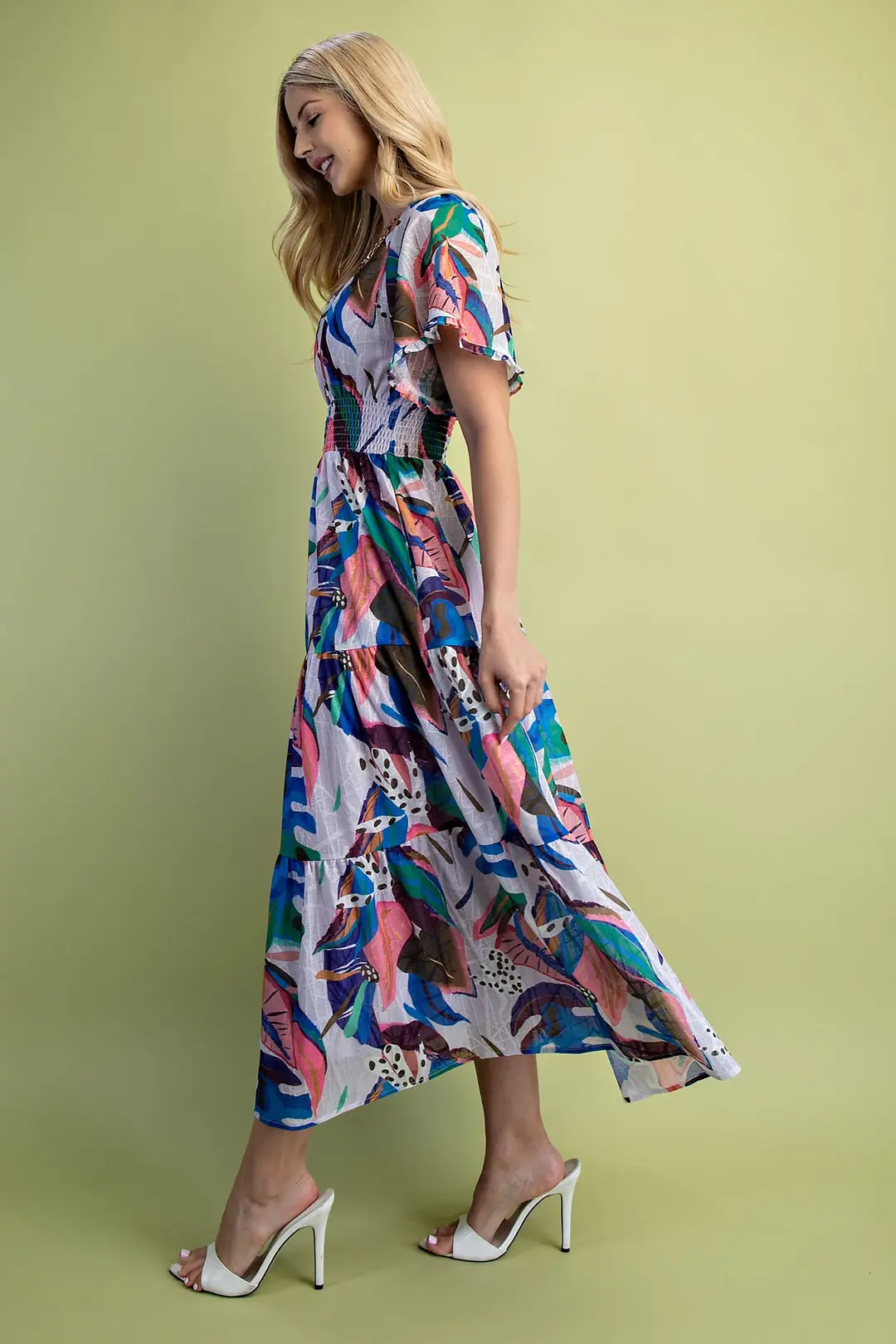 Tropics Vacay Midi Dress
